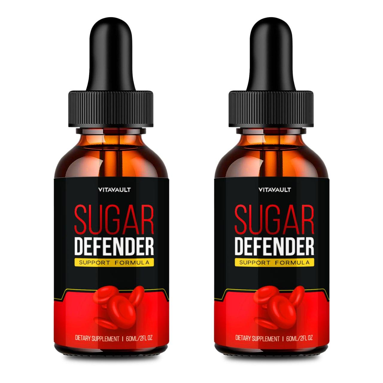 (2 Pack) Sugar Defender, Extra Strength Blood Support Liquid Dropper, Sugar  Defender Drops Original with Enhanced Formula 24H Support, Premium Sugar ...