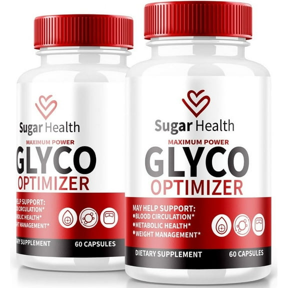 (2 Pack) Sugar Health Capsules, Premium Blood Formula For Healthy Levels, All Natural Supplement To Support Overall Wellness, Official SugarHealth Reviews (120 Capsules)