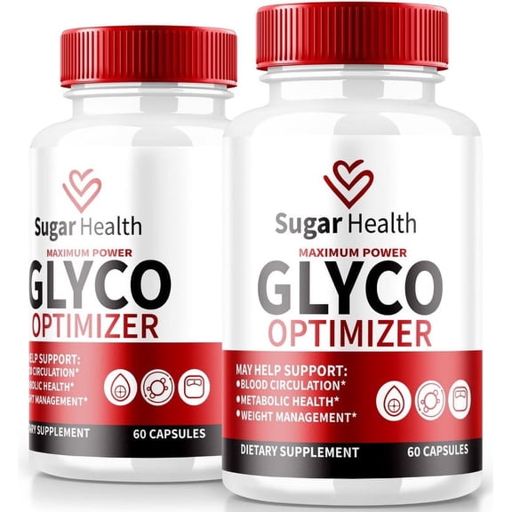 (2 Pack) Sugar Health Capsules, Premium Blood Formula For Healthy Levels, All Natural Supplement To Support Overall Wellness, Official SugarHealth Reviews (120 Capsules)