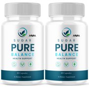 2 Pack Sugar Pure Balance Capsules Advanced Formula Supplement 120 Capsules