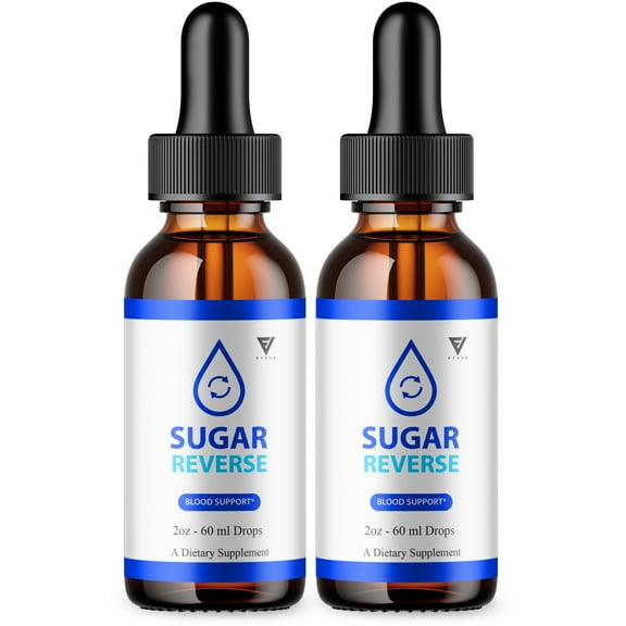 (2 Pack) Sugar Reverse Drops SugarReverse Glycogen Support Supplement (4oz)