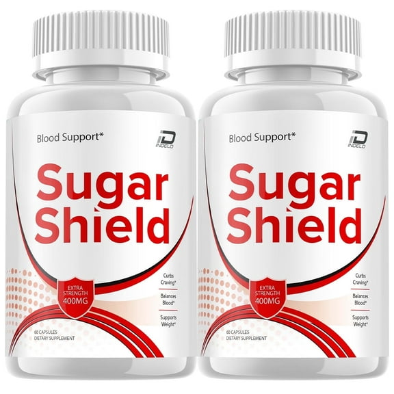 (2 Pack) Sugar Shield Supplement, Sugar Shield Blood Support Pills, Sugar Shield Extra Strength Formula, Sugar Shield Advanced Formula Capsules, Sugar Shield Natural Blood Pills (120 Capsules)