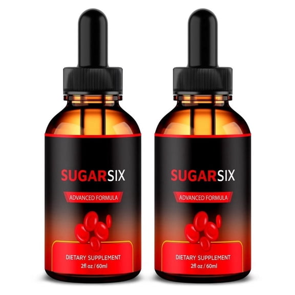 (2 Pack) Sugar Six Drops, Official Blood Support In Liquid Form, All Natural Formula To Maintain Stable Levels, Supports Energy and Overall Health, SugarSix En Gotas Reviews (60 Servings)