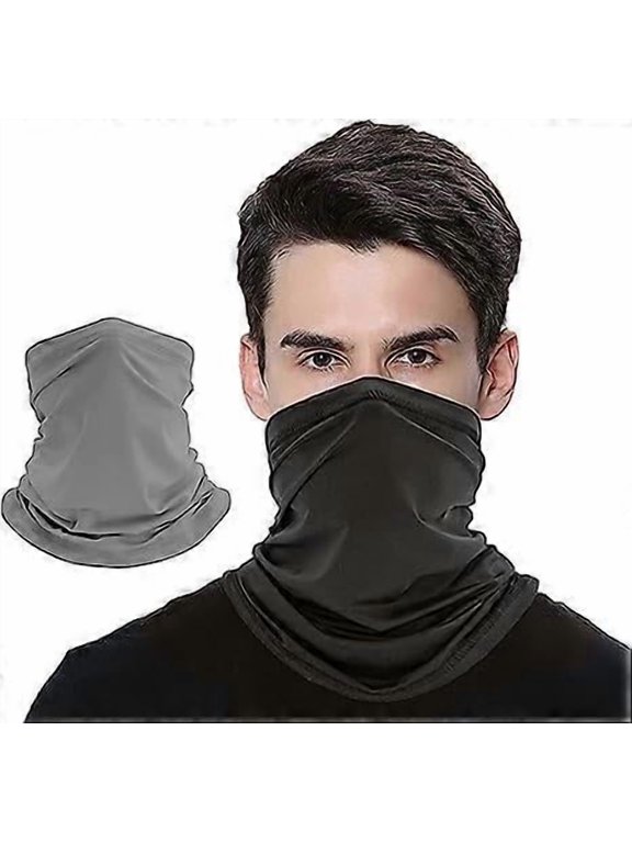 2 Pack Summer Cycling Balaclava UV Protection Face Mask Thin Under Helmet Hood for Cycling Scooter