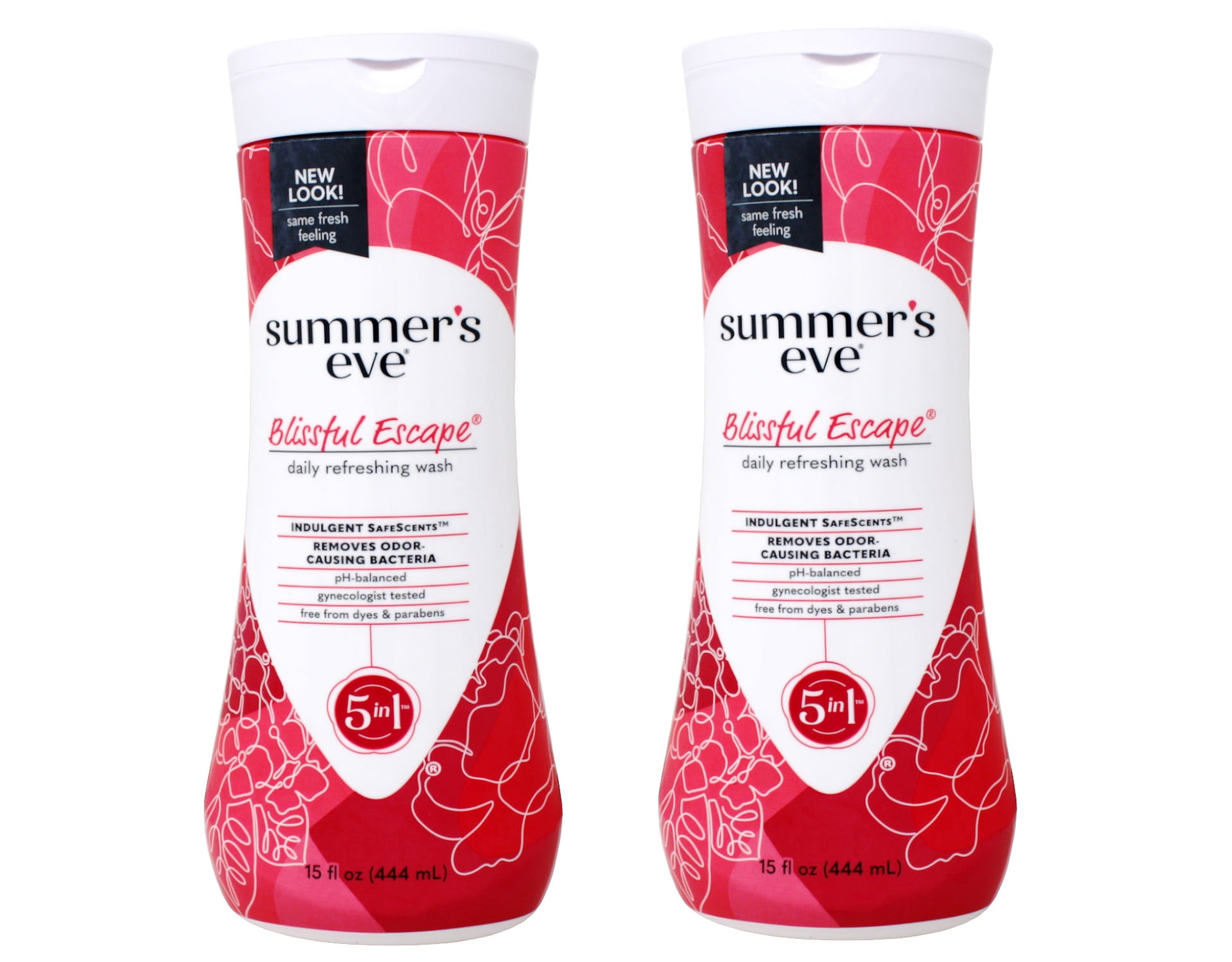 2 Pack - Summer's Eve Cleansing Wash, Blissful Escape, 15 fl oz