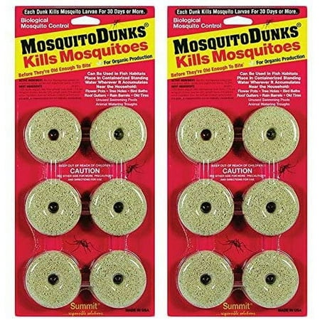 Summit by White Mountain Mosquito Dunk - Mosquito Larvicide - 2 Pack