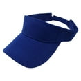 thumbnail image 1 of 2-Pack Sun Visor Adjustable Cap Hat Athletic Wear (Blue), 1 of 2
