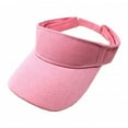 thumbnail image 1 of 2-Pack Sun Visor Adjustable Cap Hat Athletic Wear (Pink), 1 of 2