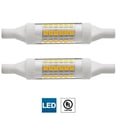 thumbnail image 1 of 2 Pack Sunlite LED T5 Double Ended Bulb (R7s), 4.5 Watts (30 Watt Halogen Equivalent), 10,000 Hour Life Span, 3000K Warm White, UL Listed, 1 of 4