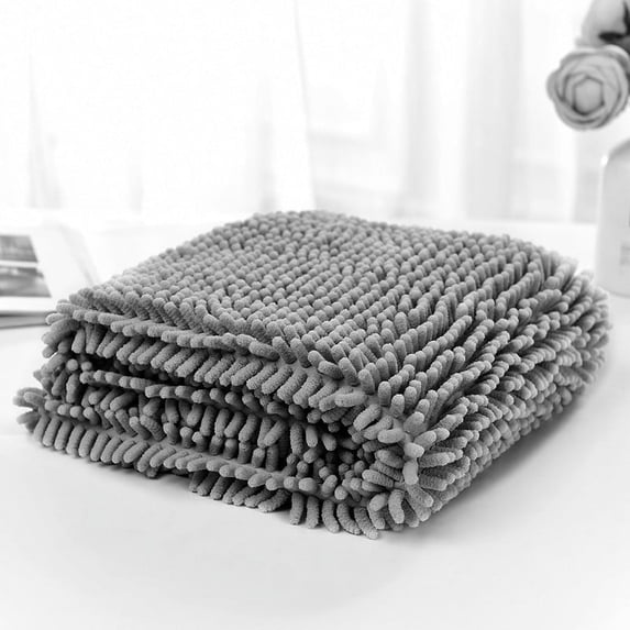 2 Pack Super Absorbent Dog Towels, Quickly Dry Microfiber Pet Grooming Towels for Bath and Swimming, Soft Drying Cloth 23.6x13.8in