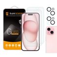 thumbnail image 1 of (2 Pack) Supershieldz Anti Glare (Matte) Tempered Glass Screen Protector Designed for iPhone 15 Plus (6.7 inch) + Camera Lens, Anti Fingerprint, Anti Scratch, Bubble Free, 1 of 5