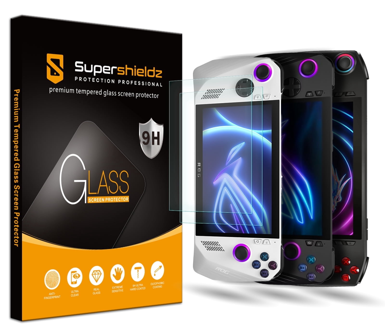 (2 Pack) Supershieldz Designed for Asus Rog Ally 2023 / Rog Ally X 2024 ...