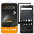 thumbnail image 1 of (2-Pack) Supershieldz Designed for Blackberry Keyone [Full Screen Coverage] Tempered Glass Screen Protector, Anti-Scratch, Anti-Fingerprint, Bubble Free (Black Frame), 1 of 4