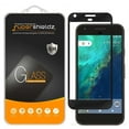 thumbnail image 1 of (2-Pack) Supershieldz Designed for Google "Pixel XL" [Full Screen Coverage] Tempered Glass Screen Protector, Anti-Scratch, Anti-Fingerprint, Bubble Free (Black Frame), 1 of 4