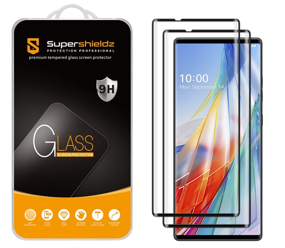 (2-Pack) Supershieldz Designed for LG Wing [Full Screen Coverage] [3D ...