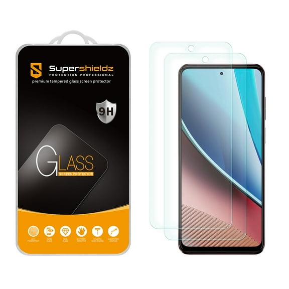(2 Pack) Supershieldz Designed for Motorola Moto G Stylus (2023) [Not for 5G Model] [Not Fit for 2022/2021/2020 Version] Tempered Glass Screen Protector, Anti Scratch, Bubble Free