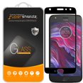 thumbnail image 1 of (2-Pack) Supershieldz Designed for Motorola Moto X4 / Moto X (4th Generation) [Full Screen Coverage] Tempered Glass Screen Protector, Anti-Scratch, Anti-Fingerprint, Bubble Free (Black Frame), 1 of 4