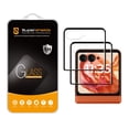 thumbnail image 1 of (2 Pack) Supershieldz Designed for Motorola Razr 2026/ 2025/ 2024 (Front screen) Tempered Glass Screen Protector, 3D Curved Glass, Anti Scratch, Bubble Free (Black), 1 of 5