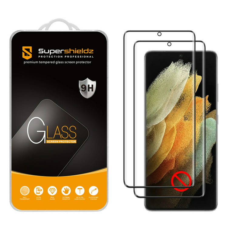 3-Pack] Supershieldz for Samsung Galaxy S21 FE 5G Tempered Glass Screen  Protector, Anti-Scratch, Anti-Fingerprint, Bubble Free - Supershieldz