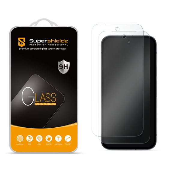 (2 Pack) Supershieldz Designed for Google Pixel 10a Tempered Glass Screen Protector, Anti Scratch, Bubble Free