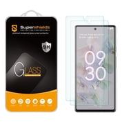 Supershieldz Designed for Google Pixel 6a Tempered Glass Screen Protector, Anti Scratch, Bubble Free 2 Pack