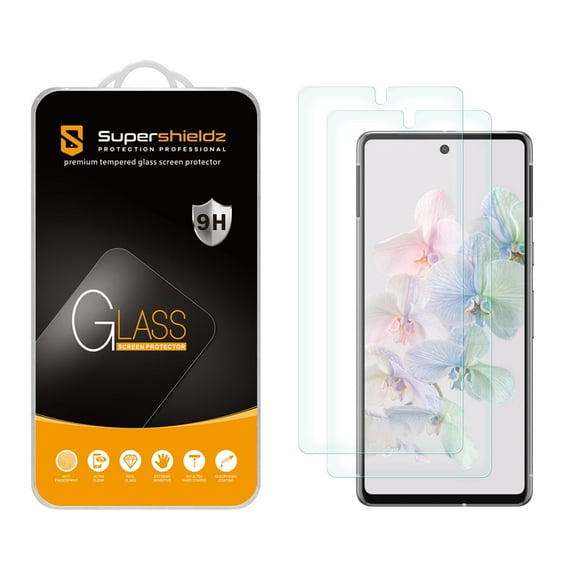 (2 Pack) Supershieldz Designed for Google Pixel 7 Tempered Glass Screen Protector, Anti Scratch, Bubble Free