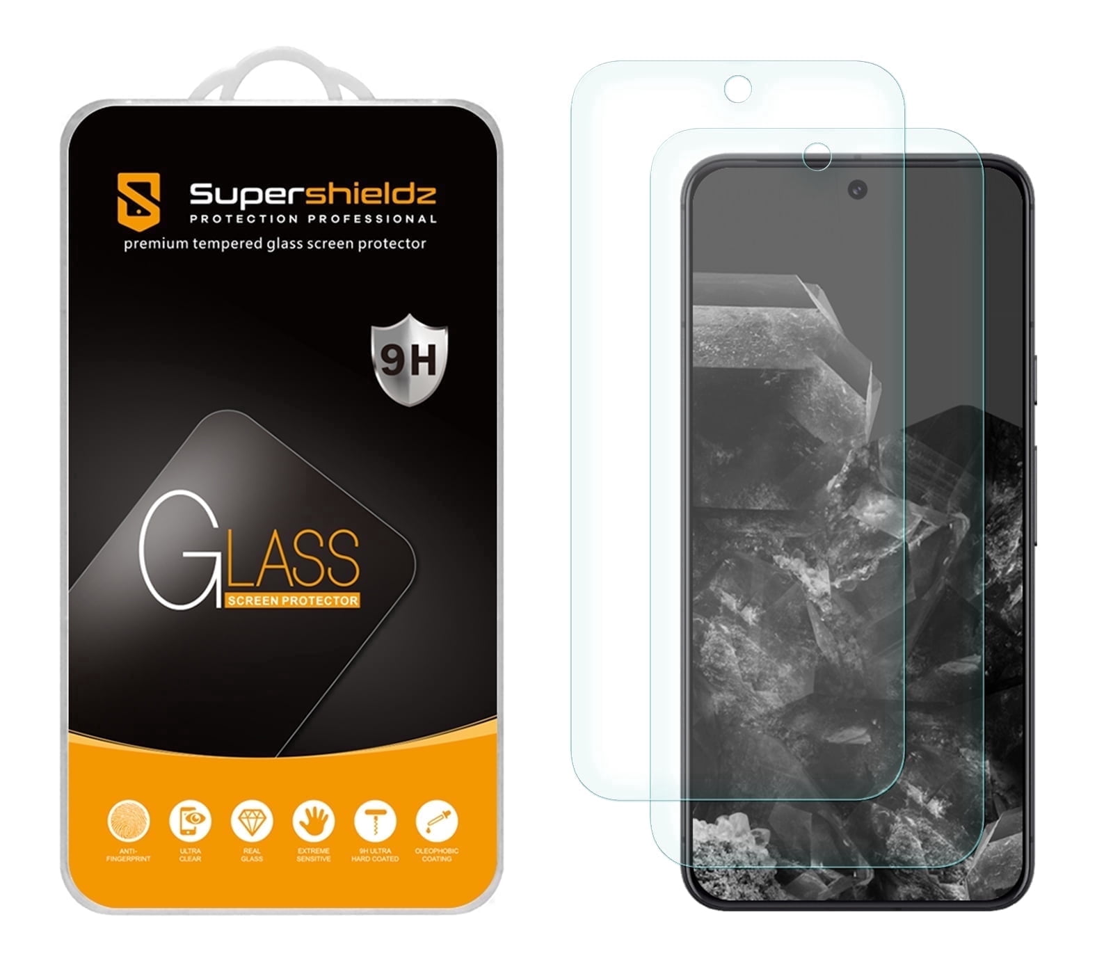 (2 Pack) Supershieldz Designed for Google Pixel 9 Pro XL/ Pixel 10 Pro XL / Pixel 11 Pro XL Tempered Glass Screen Protector, Anti Scratch, Bubble Free