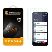 (2 Pack) Supershieldz Designed for Lively Jitterbug Smart3 Tempered Glass Screen Protector, Anti Scratch, Bubble Free