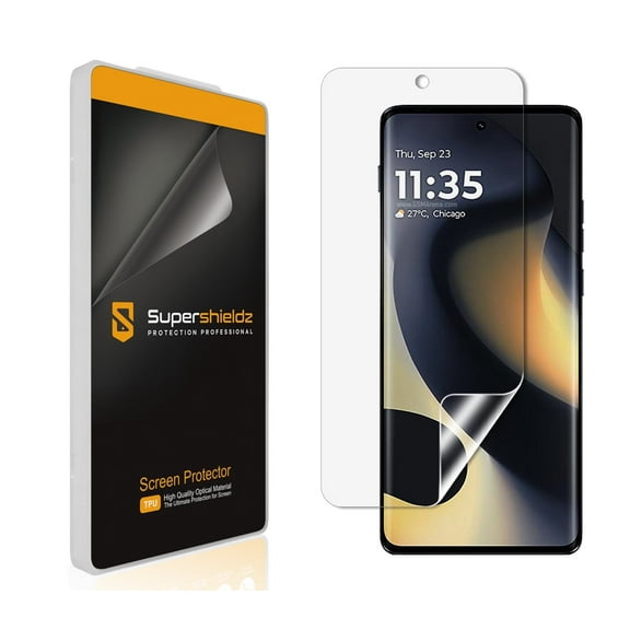 (2 Pack) Supershieldz Designed for Motorola (Edge 2024) Screen Protector, High Definition Clear Shield (TPU)