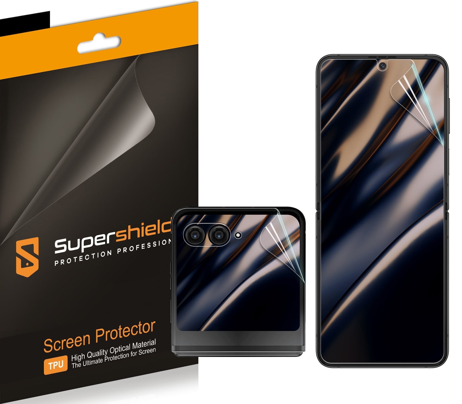 2 Pack) Supershieldz Designed for Motorola Razr+/ Plus (2023) (2 2 Pack) Supershieldz Designed for Motorola Razr+/ Plus (2023) (2