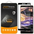 thumbnail image 1 of (2-Pack) Supershieldz Designed for Nokia 7 plus [Full Screen Coverage] Tempered Glass Screen Protector, Anti-Scratch, Bubble Free (Black Frame), 1 of 4