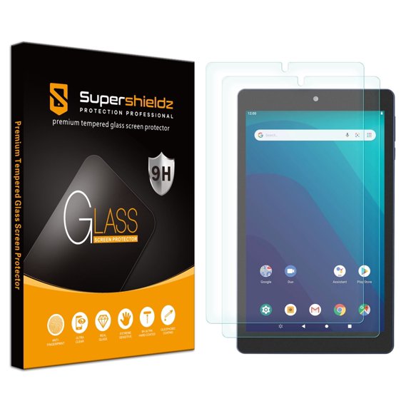 (2 Pack) Supershieldz Designed for Onn 8 inch Tablet Gen 3 (2022) Tempered Glass Screen Protector, Anti Scratch, Bubble Free