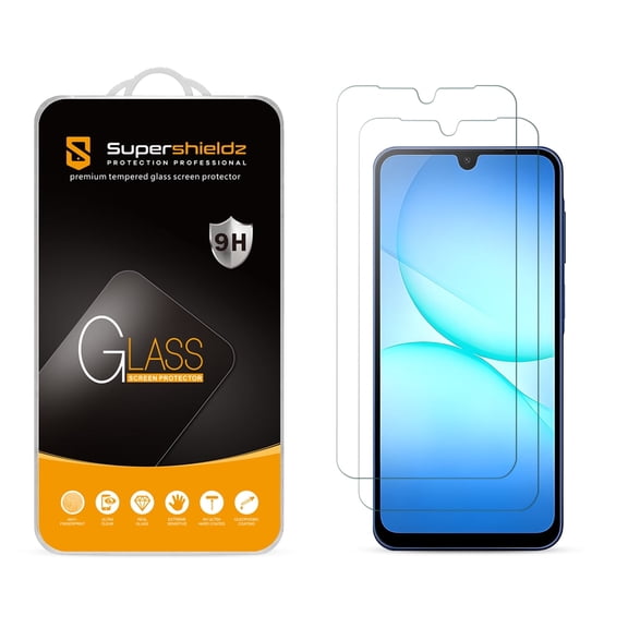 (2 Pack) Supershieldz Designed for Samsung Galaxy A17 5G Tempered Glass Screen Protector, Anti Scratch, Bubble Free
