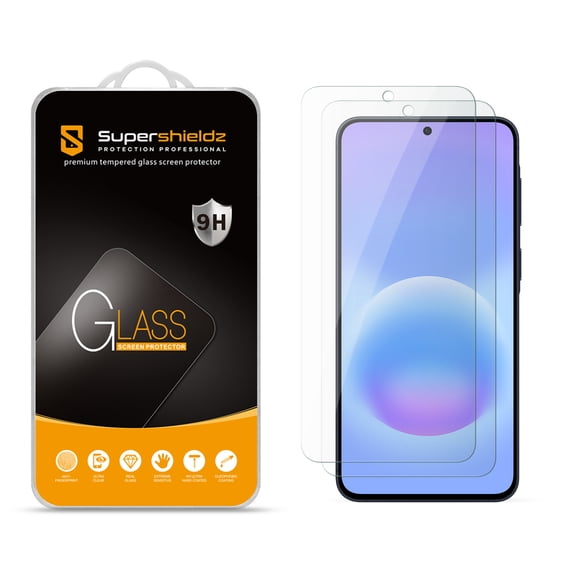 (2 Pack) Supershieldz Designed for Samsung Galaxy A57 5G Tempered Glass Screen Protector, Anti Scratch, Bubble Free