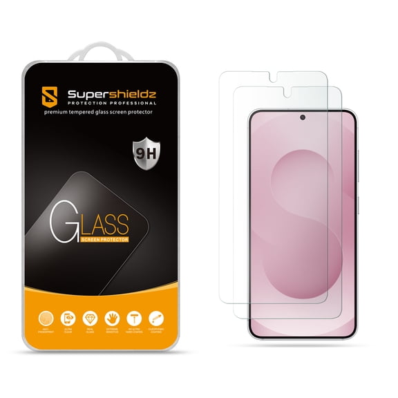 (2 Pack) Supershieldz Designed for Samsung (Galaxy S26 Plus) Tempered Glass Screen Protector, Anti Scratch, Bubble Free