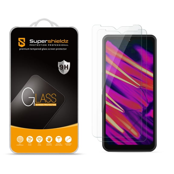 Supershieldz Designed for Sonim XP Pro Thermal Tempered Glass Screen Protector, Anti Scratch, Bubble Free (2 Pack)
