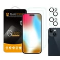 thumbnail image 1 of (2 Pack) Supershieldz Designed for iPhone 15 Plus (6.7 inch)+ Camera Lens Tempered Glass Screen Protector, Anti Scratch, Bubble Free, 1 of 5