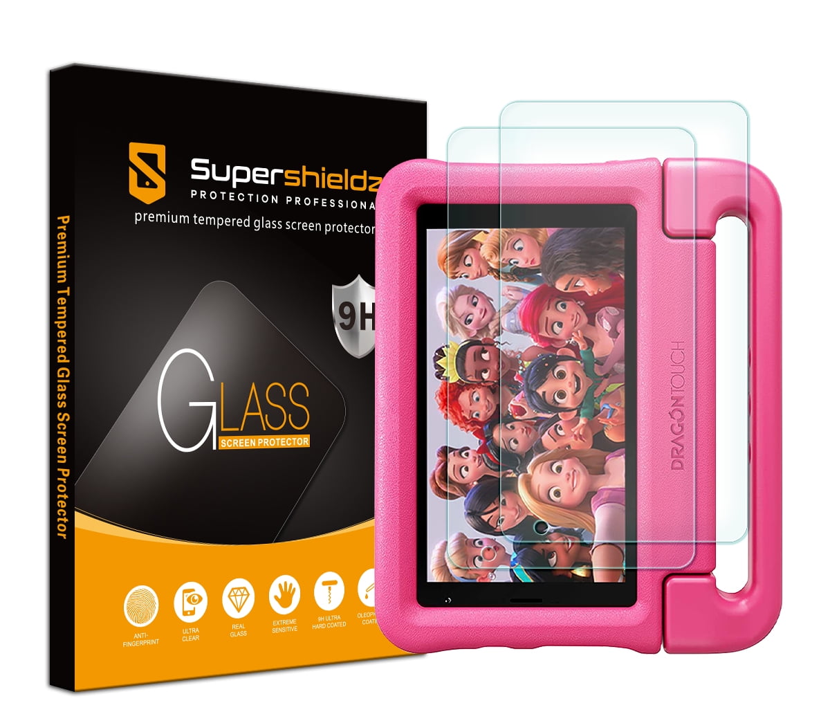 [2Pack] Supershieldz for Dragon Touch KidzPad Y88X 7 Kids Tablet (7