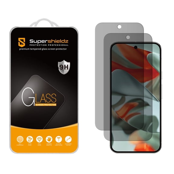 Supershieldz Designed for Google Pixel 9 Pro XL/ Pixel 10 Pro XL (Privacy) Anti Spy Tempered Glass, Anti Scratch, Bubble Free (2 Pack)
