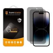 Supershieldz Designed for iPhone 14 Pro (6.1 inch) (Privacy) Anti Spy Tempered Glass, Anti Scratch, Bubble Free (2 Pack)