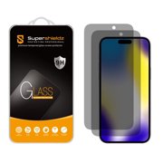 Supershieldz Designed for iPhone 15 Pro Max (6.7 inch) (Privacy) Anti Spy Tempered Glass, Anti Scratch, Bubble Free (2 Pack)