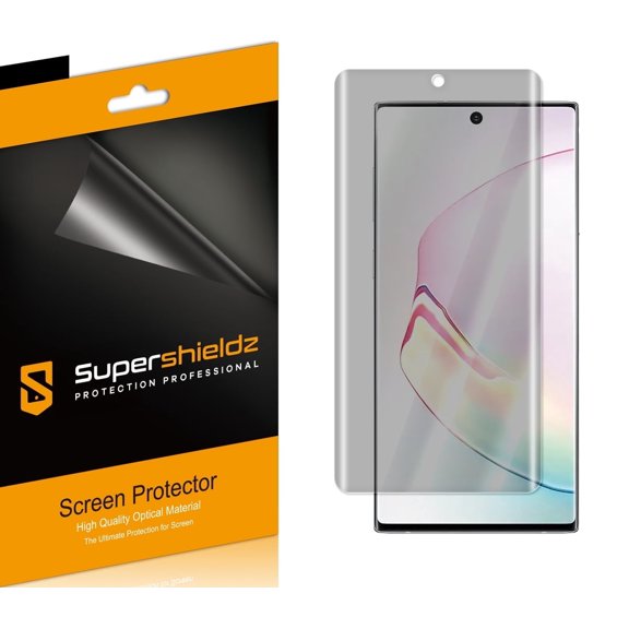 Supershieldz Designed for Samsung Galaxy Note 10 (Privacy) Anti Spy Screen Protector Shield (2 Pack)