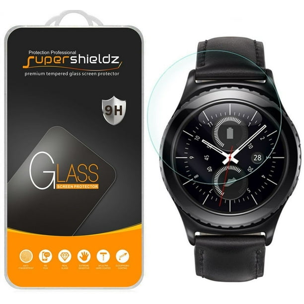 2 Pack Supershieldz for Samsung Gear S2 Classic 3G 4G Connectivity Model Only Tempered Glass Screen Protector Anti Scratch Anti Fingerprint Bubble Free Walmart Business Supplies
