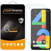 Supershieldz Designed for Google Pixel 4a Tempered Glass Screen Protector, Anti Scratch, Bubble Free 2 Pack
