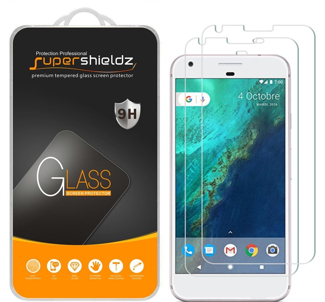 [2-Pack] Supershieldz for Google Pixel XL Tempered Glass Screen ...