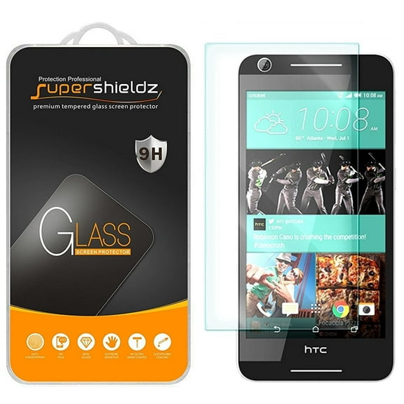 [2-Pack] Supershieldz for HTC Desire 625 Tempered Glass Screen Protector, Anti-Scratch, Anti-Fingerprint, Bubble Free