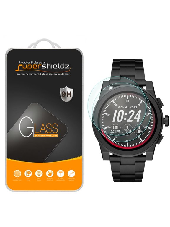 Designed for Michael Kors Access Grayson Smartwatch (Gen 2) Tempered Glass Screen Protector, Anti Scratch, Bubble Free (2 Pack)