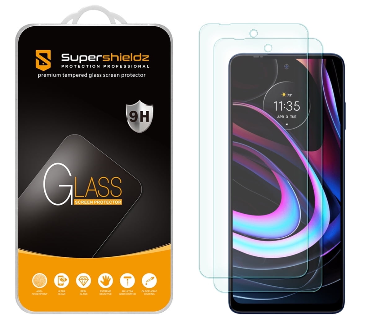 Supershieldz Tempered Glass Screen Protector, Motorola Edge 2021