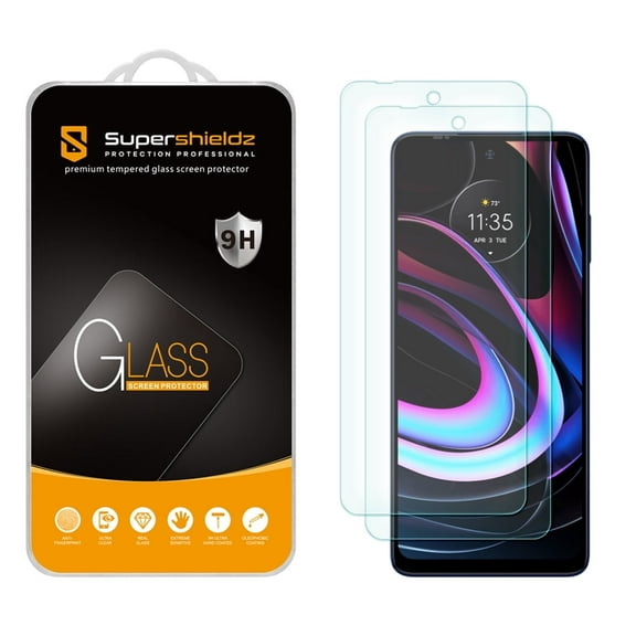 [2-Pack] Supershieldz for Motorola Edge 2021 / Motorola Edge 5G UW Tempered Glass Screen Protector, Anti Scratch, Bubble Free