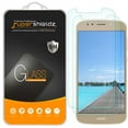 thumbnail image 1 of [2-Pack] Supershieldz for Motorola Moto E5 Tempered Glass Screen Protector, Anti-Scratch, Anti-Fingerprint, Bubble Free, 1 of 4